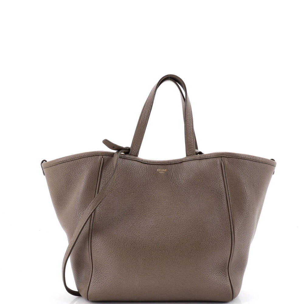 Celine Folded Cabas Leather Small #252824C95B - Picture 1 of 7